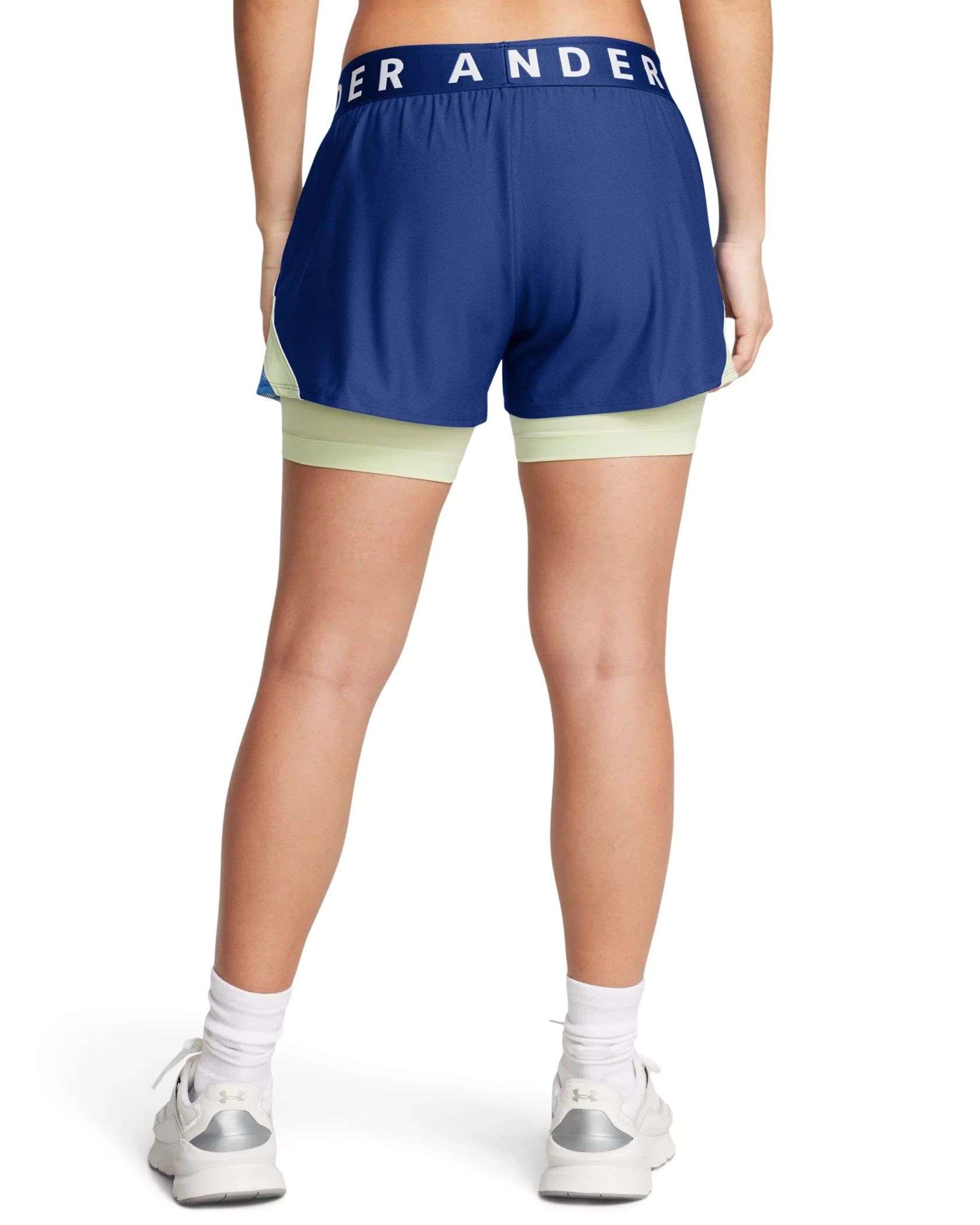 Compression Shorts Double Layer Running Shorts Womens UA Play Up