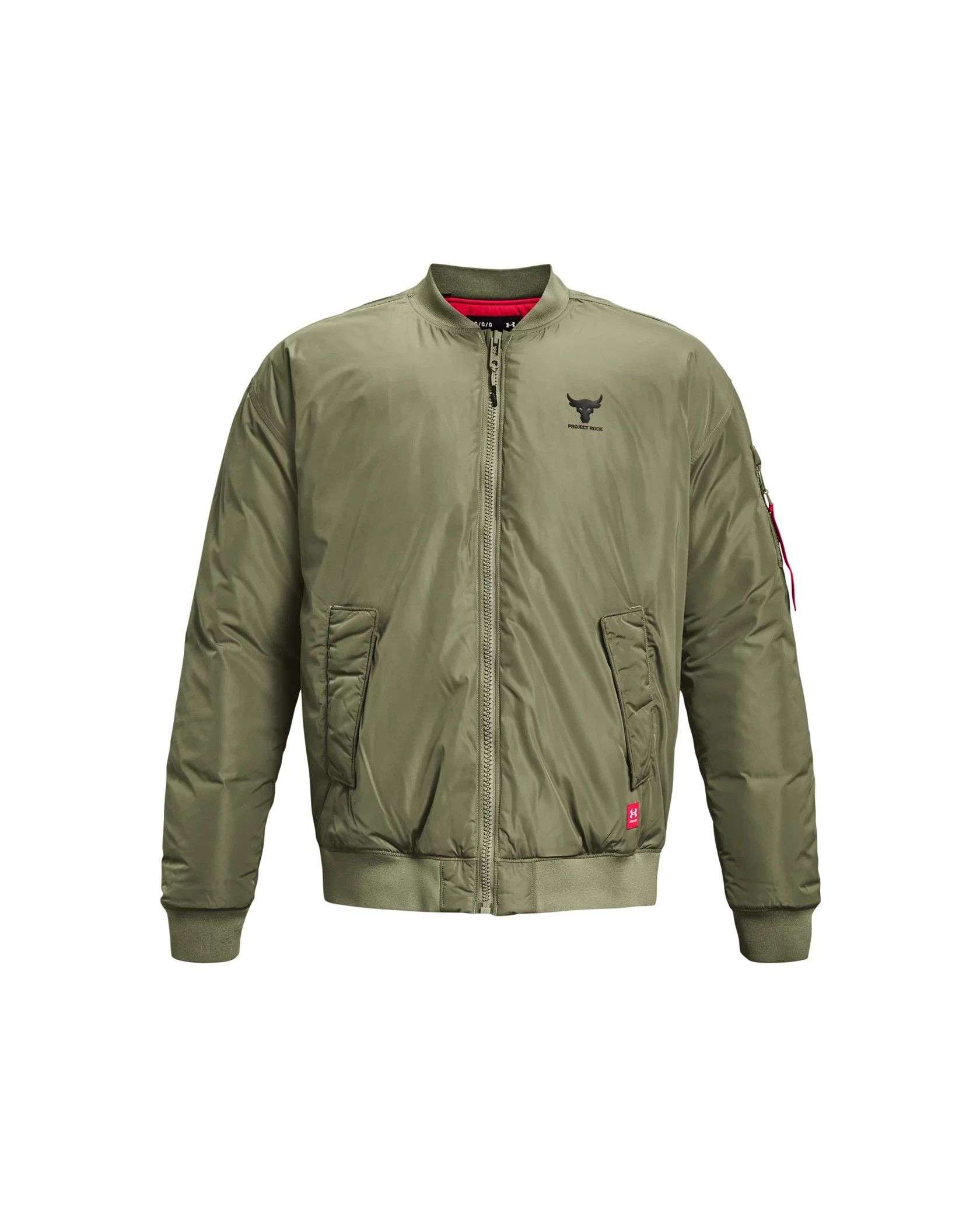 Under Armour Project Rock MA-1 ジャケット M UA Project Rock Insulated Bomber Jacket