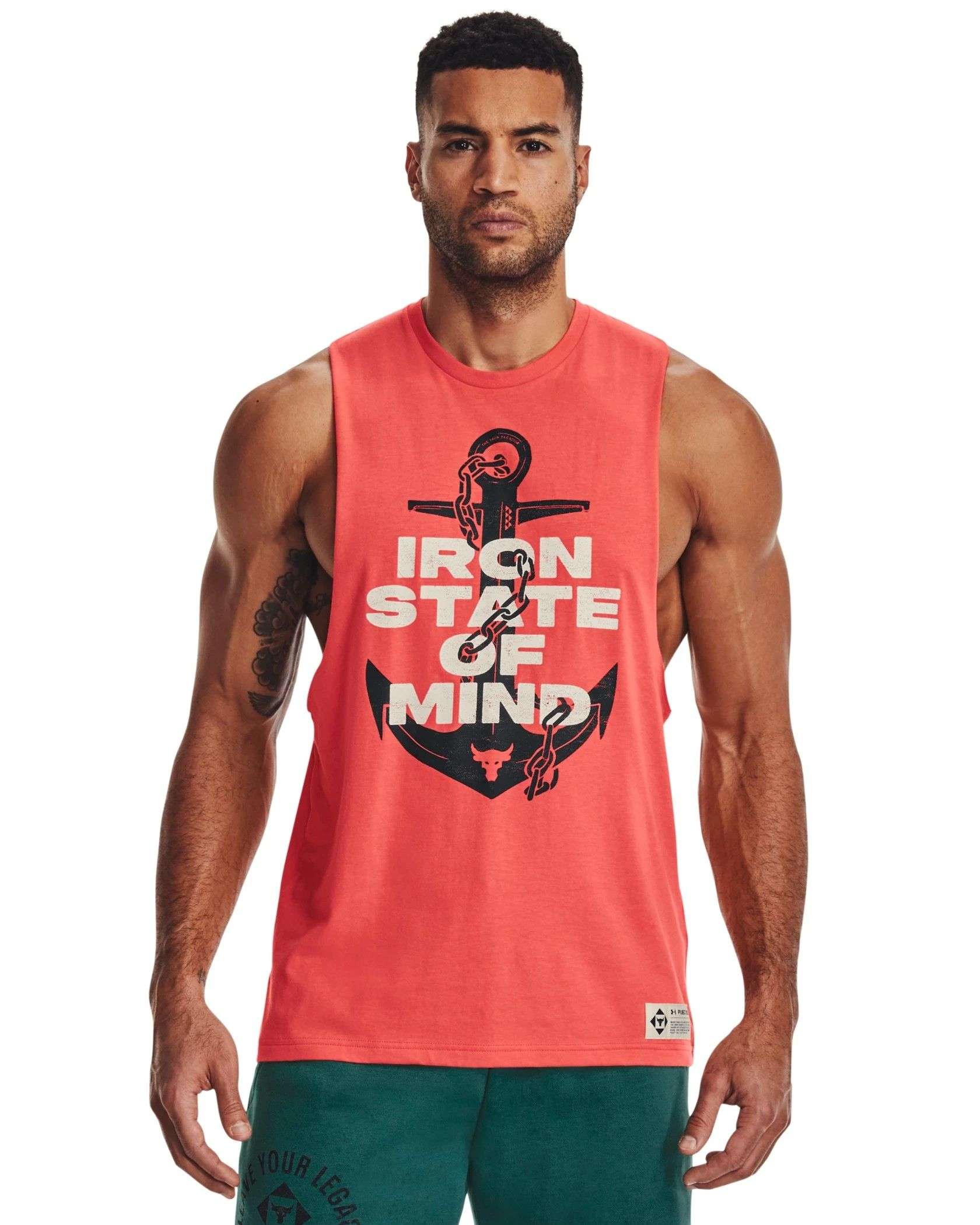 UA Project Rock STATE OF MIND MUSCLE TANK Under Armour