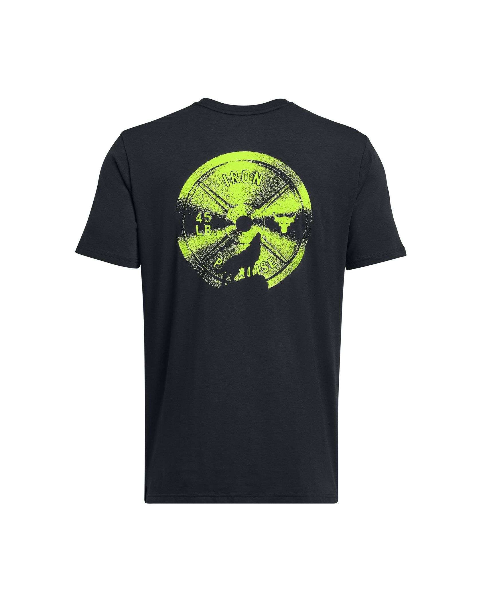 UA Project Rock Night Crew Short Sleeve Under Armour