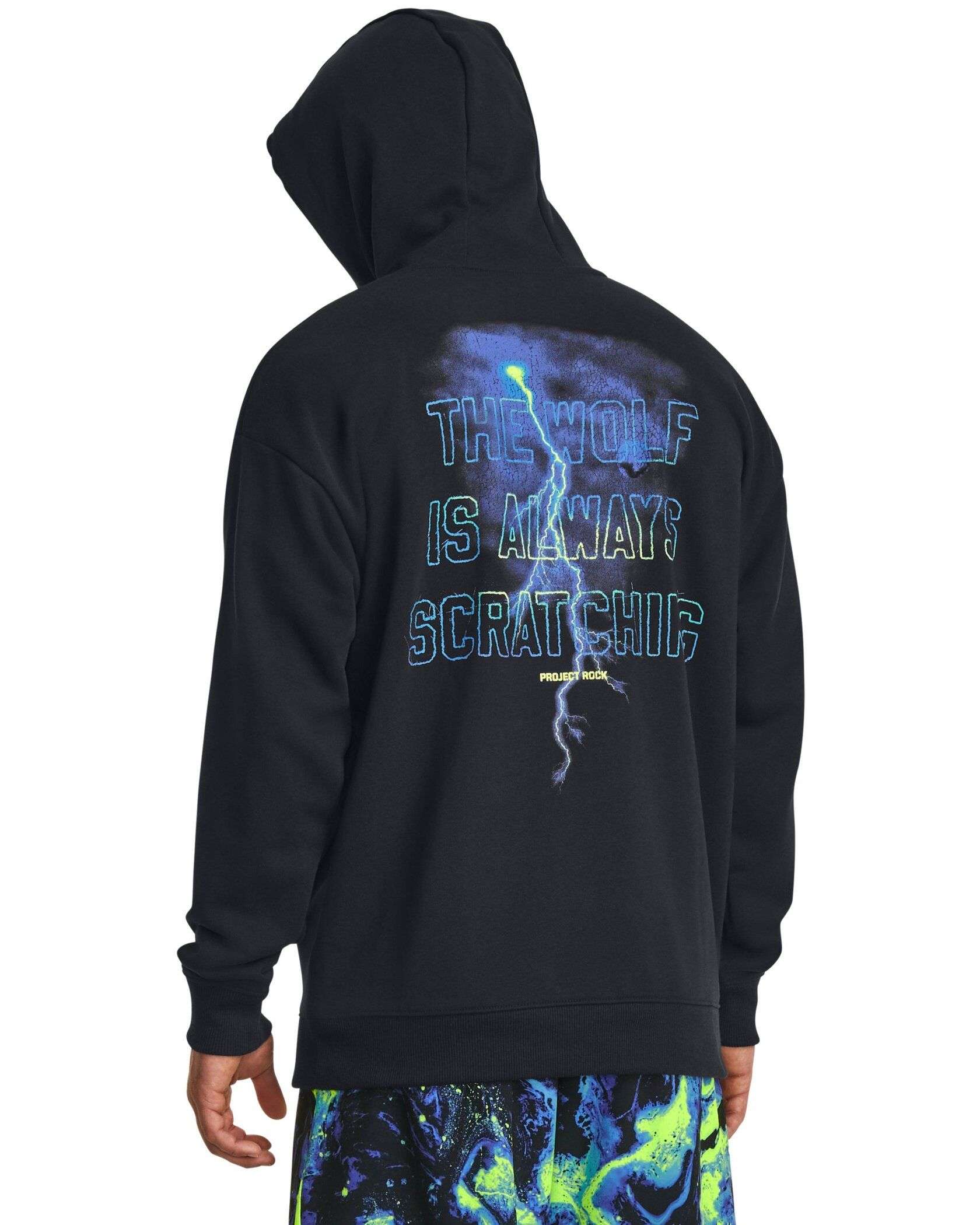 【UA ｘ Project Rock】Project Rock Heavyweight Terry Hoodie Under Armour Project Rock Hoodie Mens Large Heavyweight