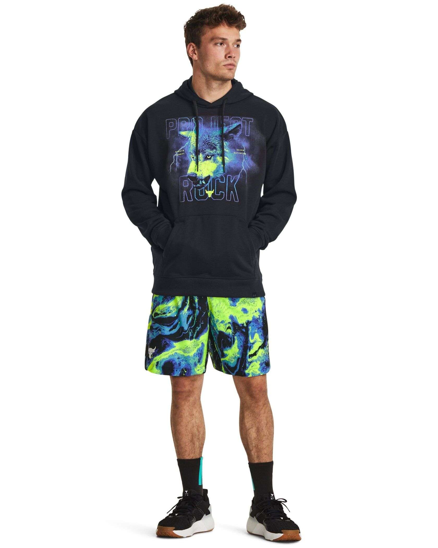 UA Project Rock Heavyweight Terry Hoodie