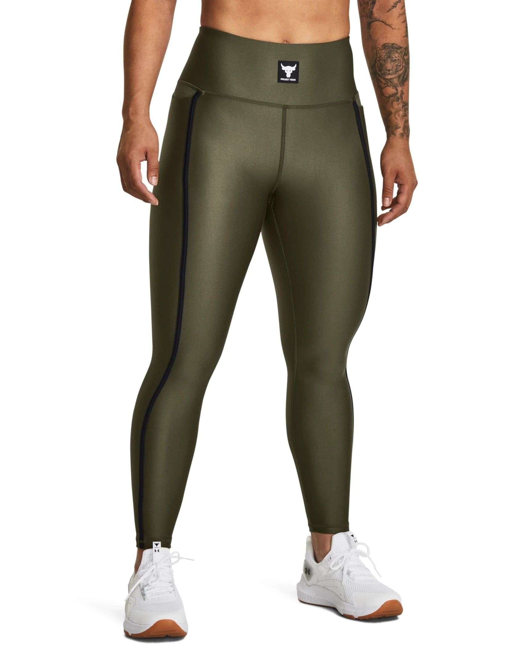 UA Project Rock All Train HeatGear Ankle Leggings | Under Armour