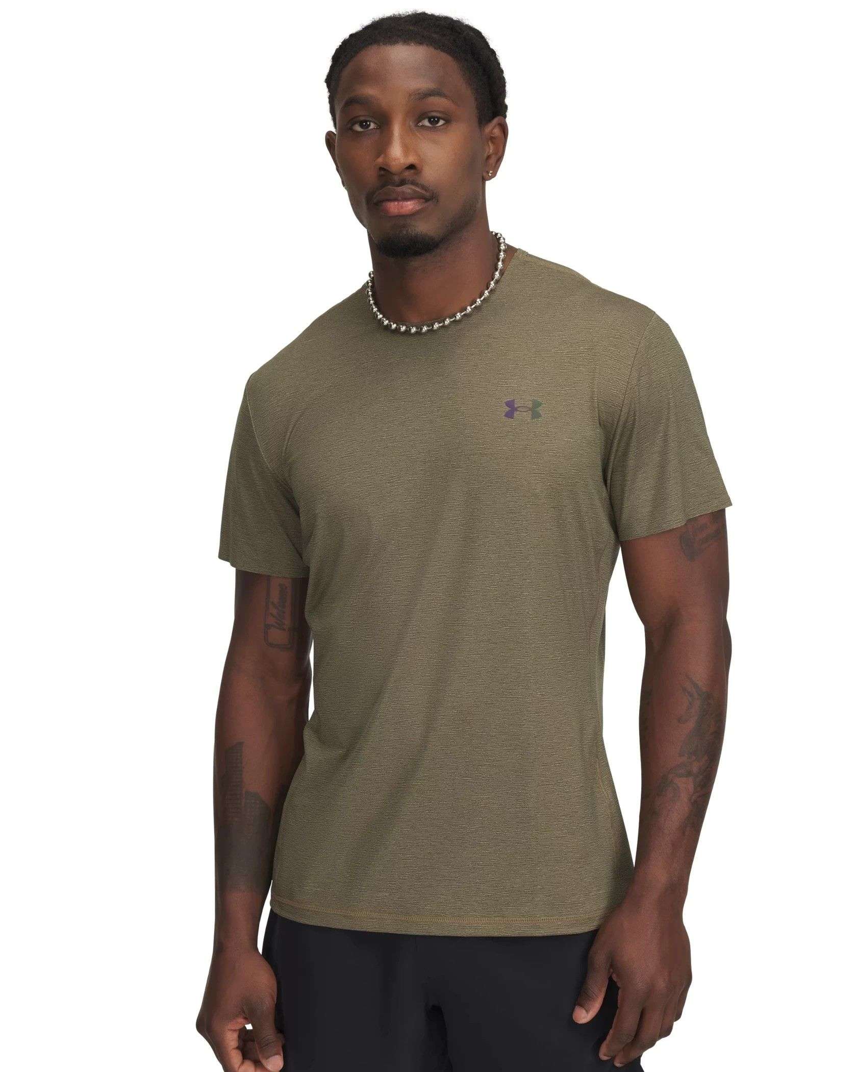UA Men's Vanish Elite Vent Printed Short Sleeve