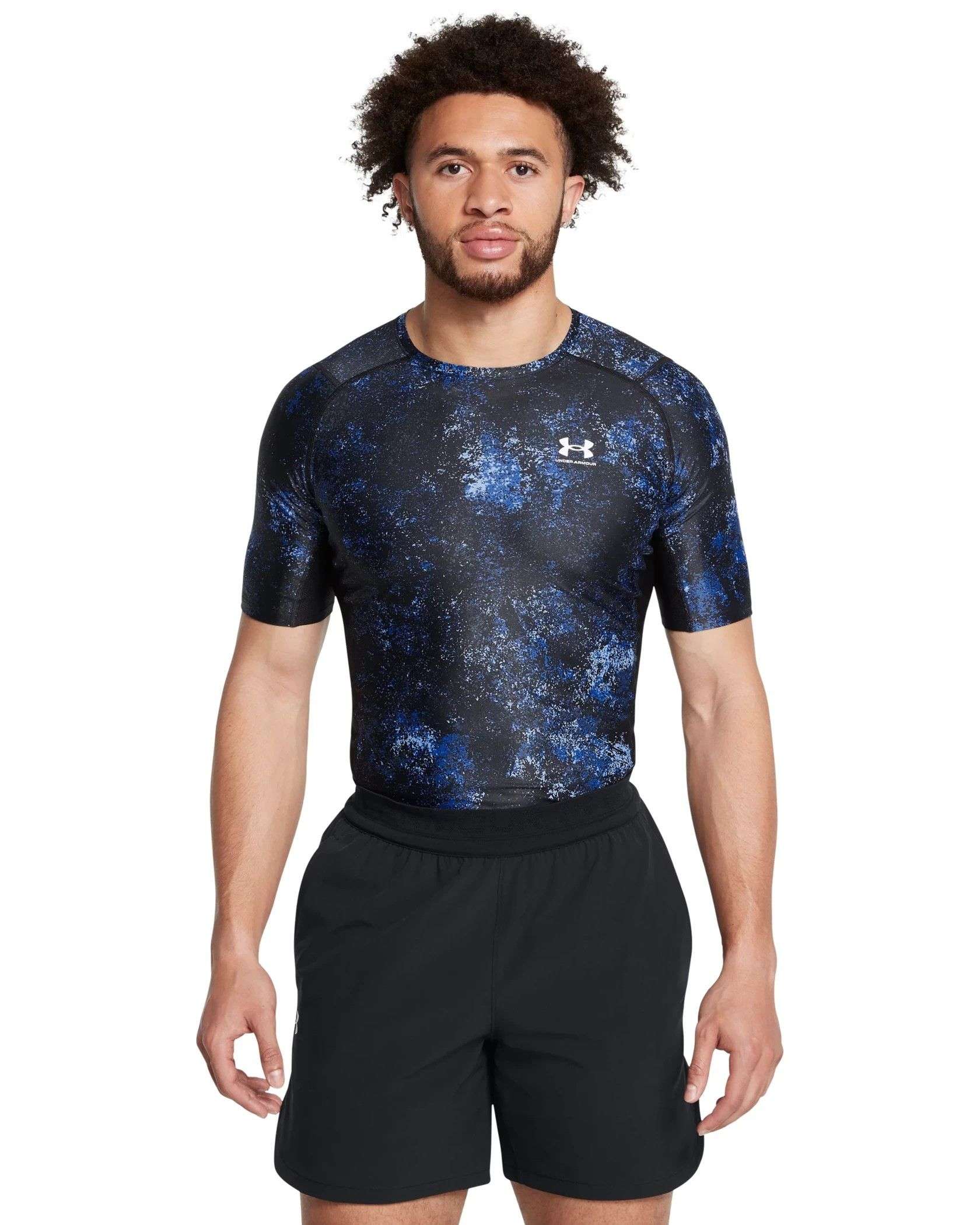UA Men's HeatGear Iso-Chill Printed Short Sleeve | Under Armour