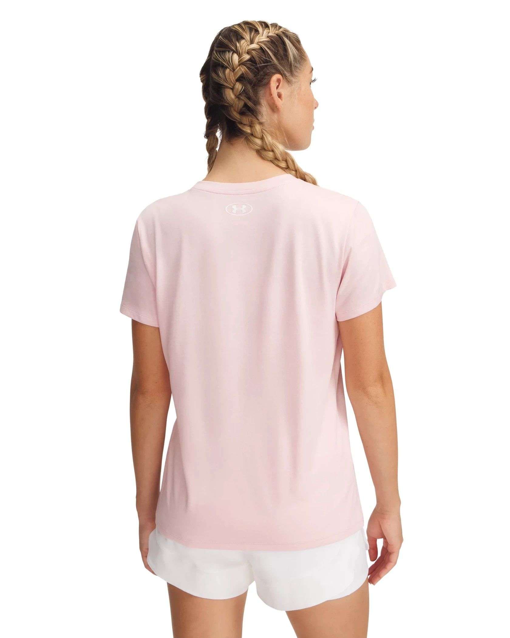 (取寄) アンダーアーマー レディース テック ショート スリーブ V-ネック ツイスト Under Armour women Tech Short Sleeve V-Neck Twist Prime Pink/White UA Women's Tech Twist V Neck Short Sleeve | Under Armour