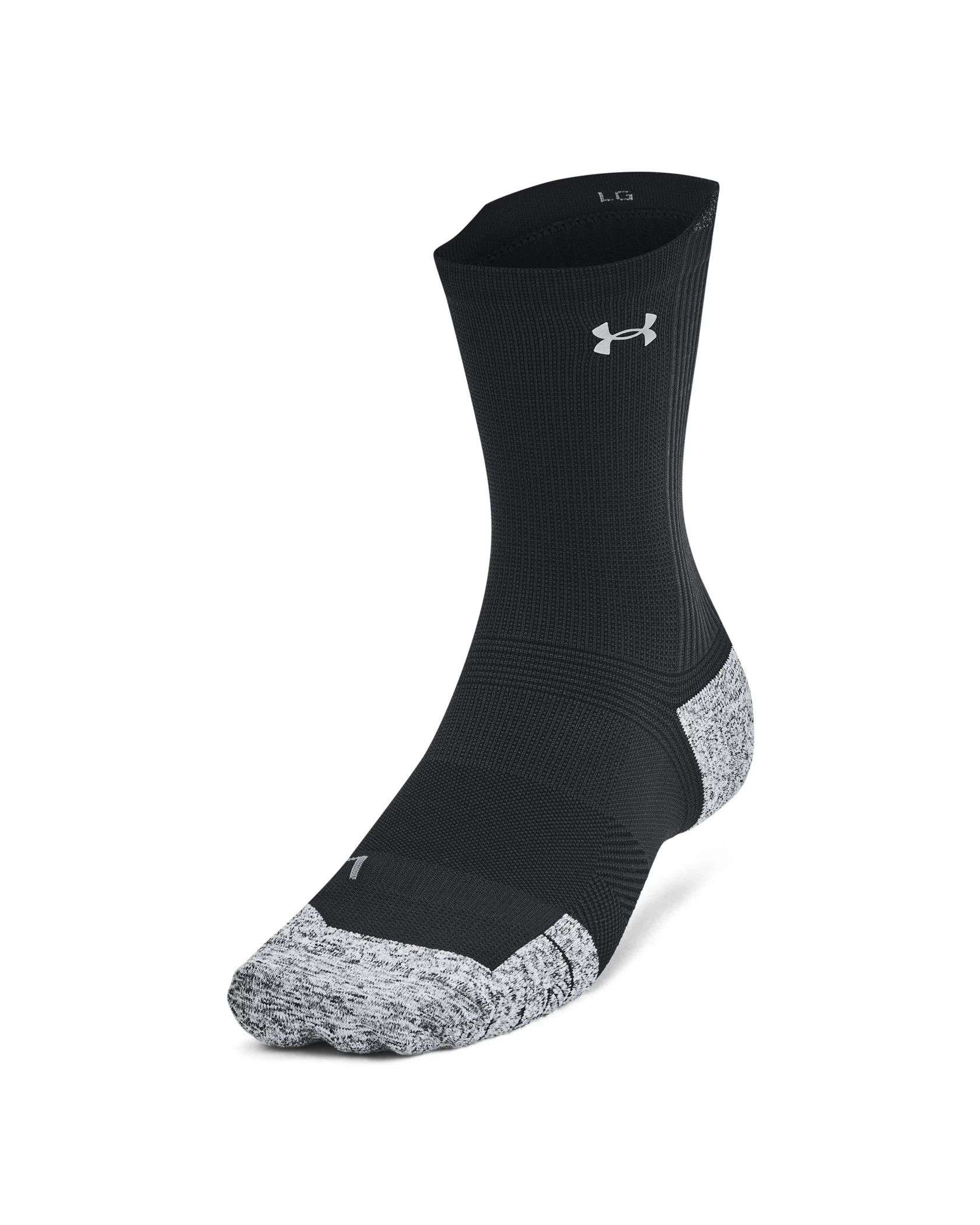 UA Unisex Armourdry Run Cushion 3-Pack Crew Socks