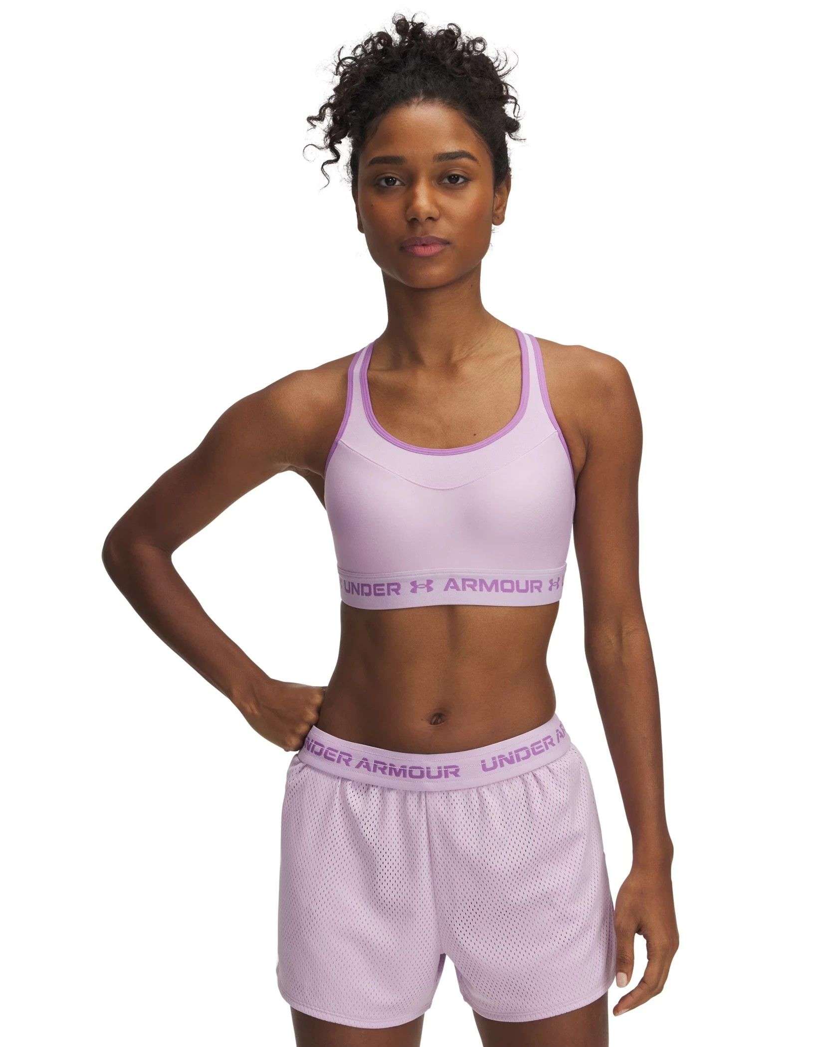 UA High Support Crossback Strappy Sports Bra