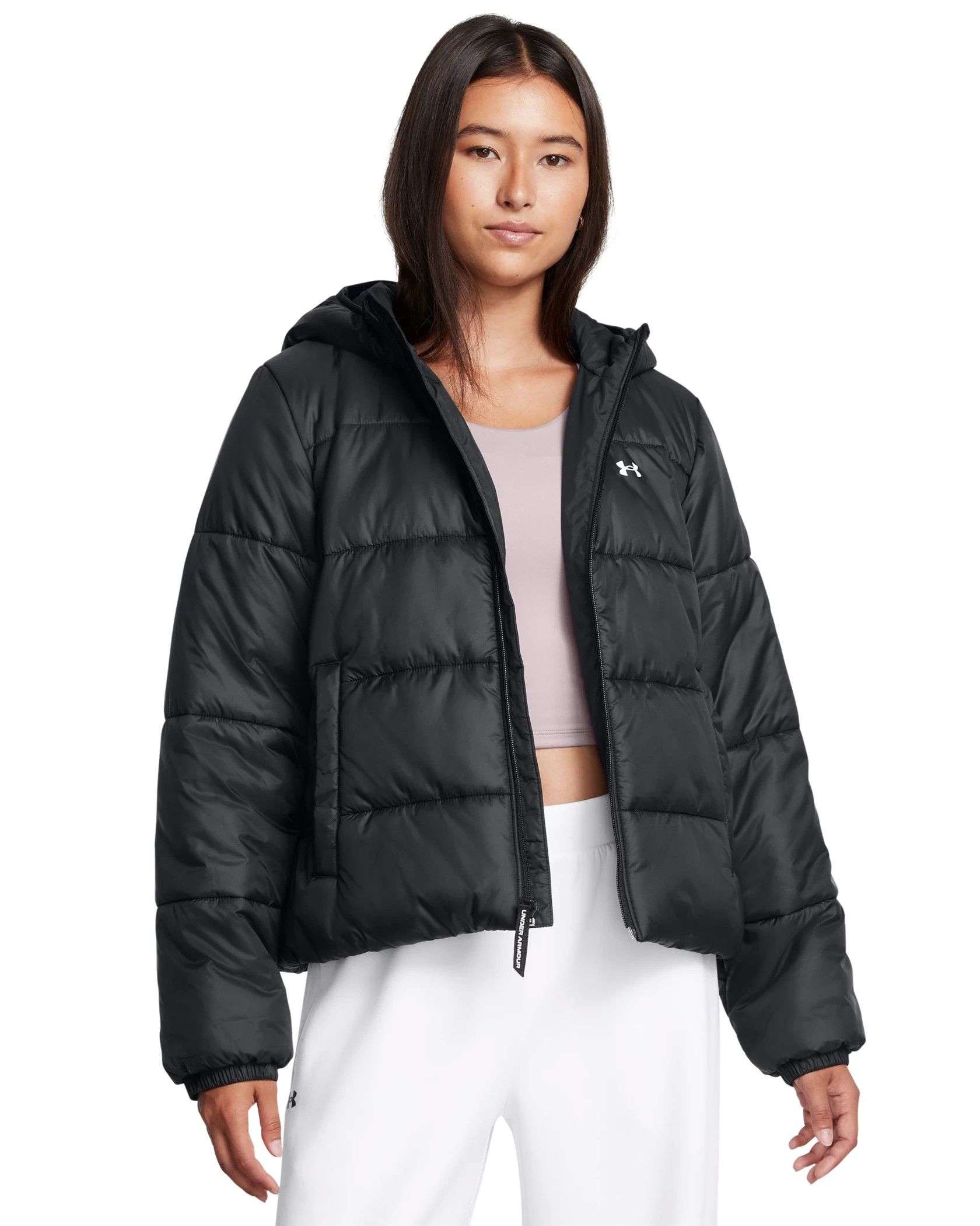 【美品】 UNDER ARMOUR INSULATED JACKET Under Armour Lightweight Black Jacket Womens UA Lightweight