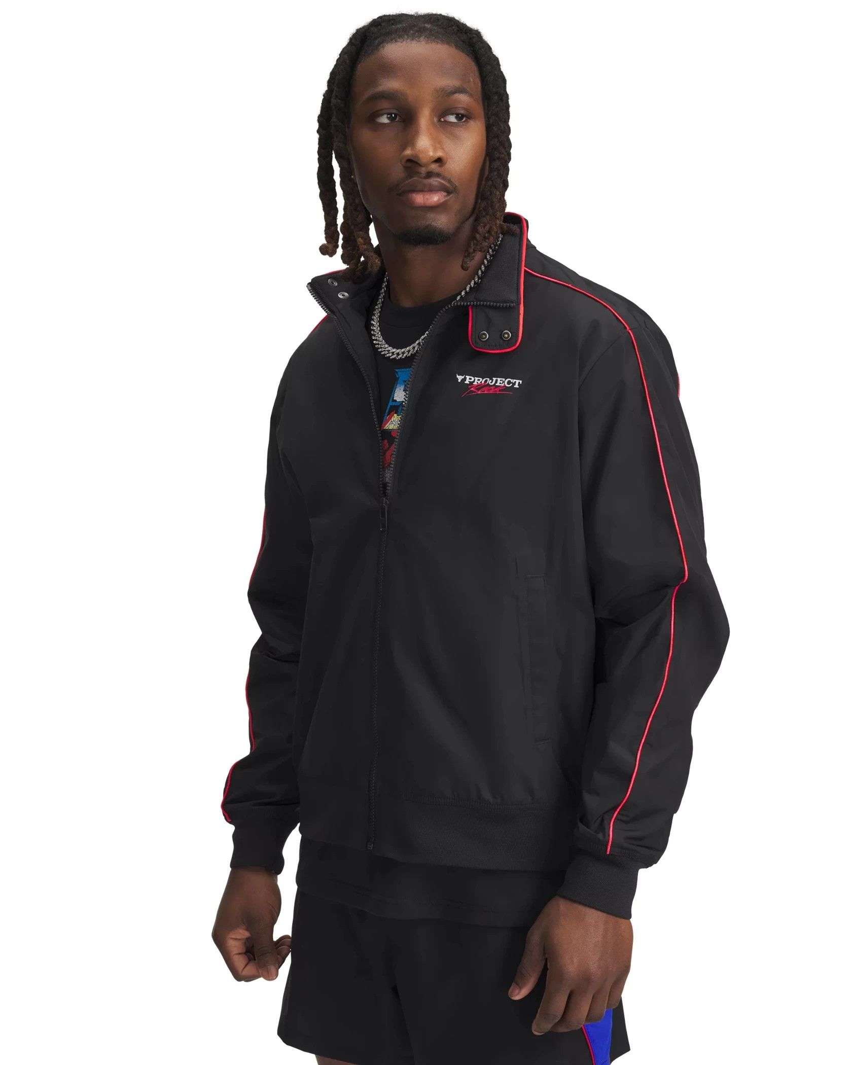 UA Men's Project Rock Warmup Jacket