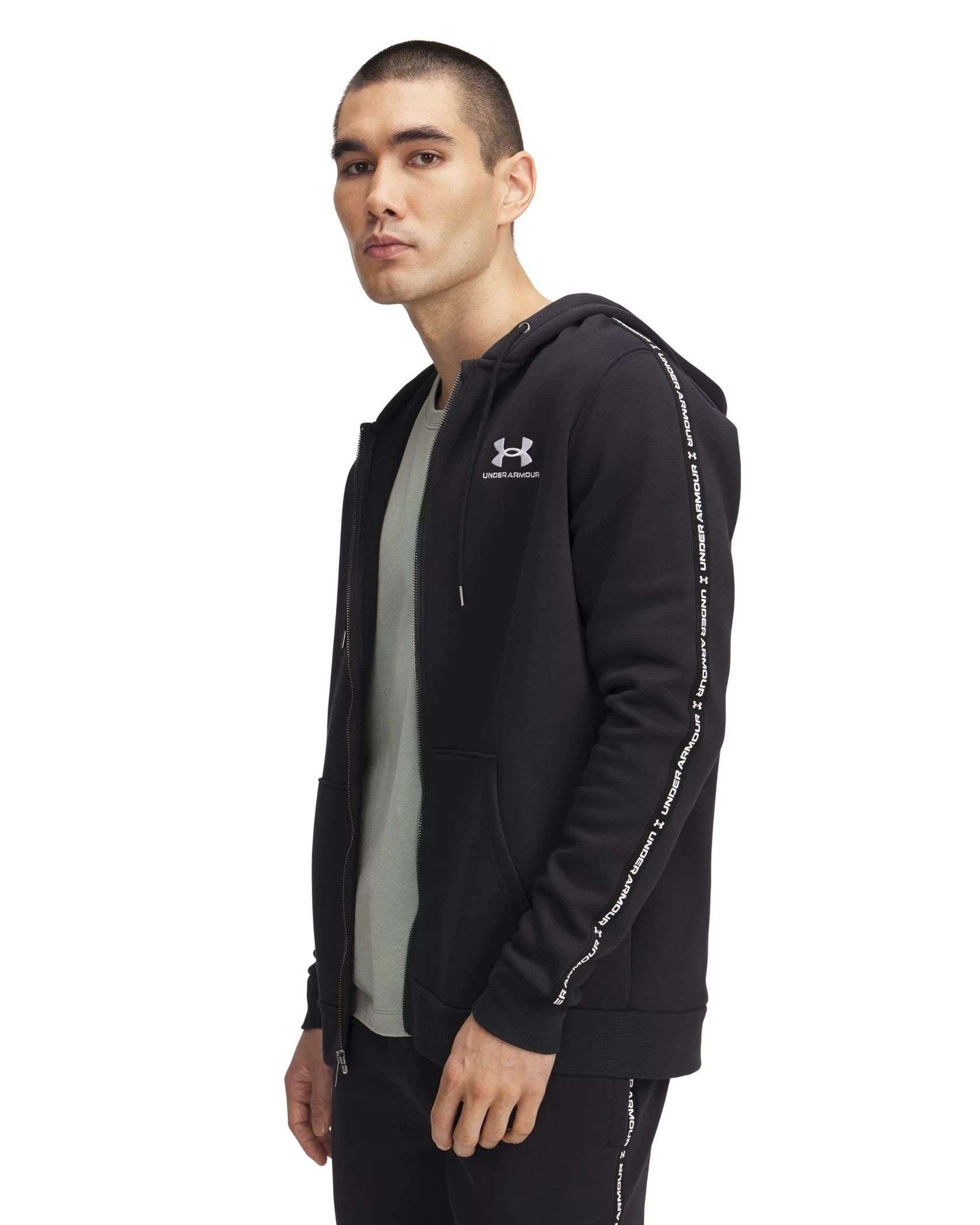 UA Men's Icon Fleece Full-Zip Taping Jacket | Under Armour