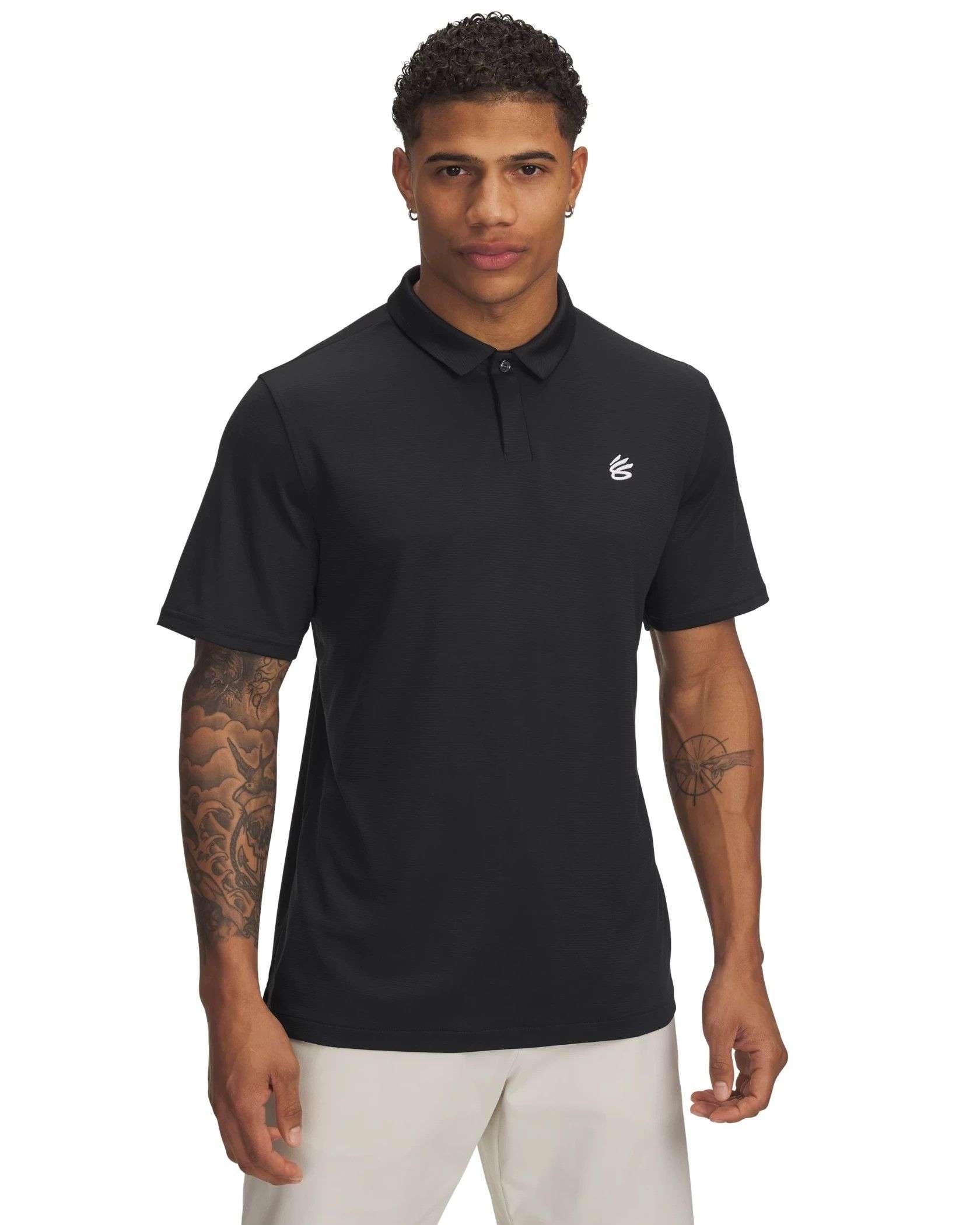 UA Men's Curry Splash Short Sleeve Polo