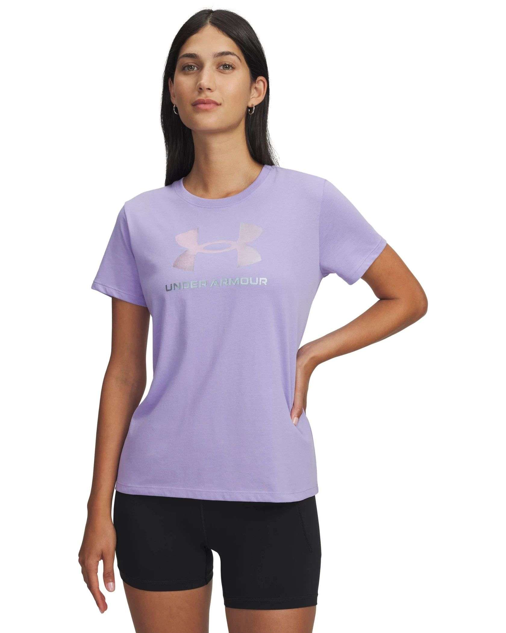 UA Women's Rival Glitter Short Sleeve
