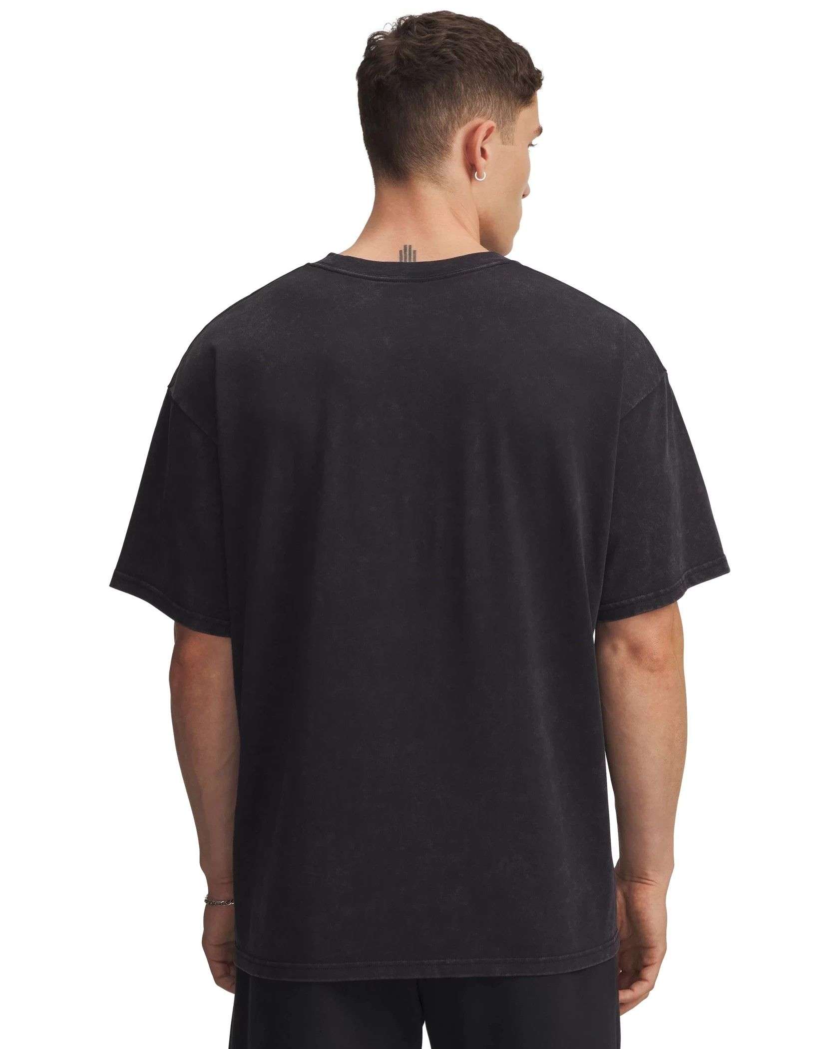 UA Men's Project Rock Washed Short Sleeve | Under Armour