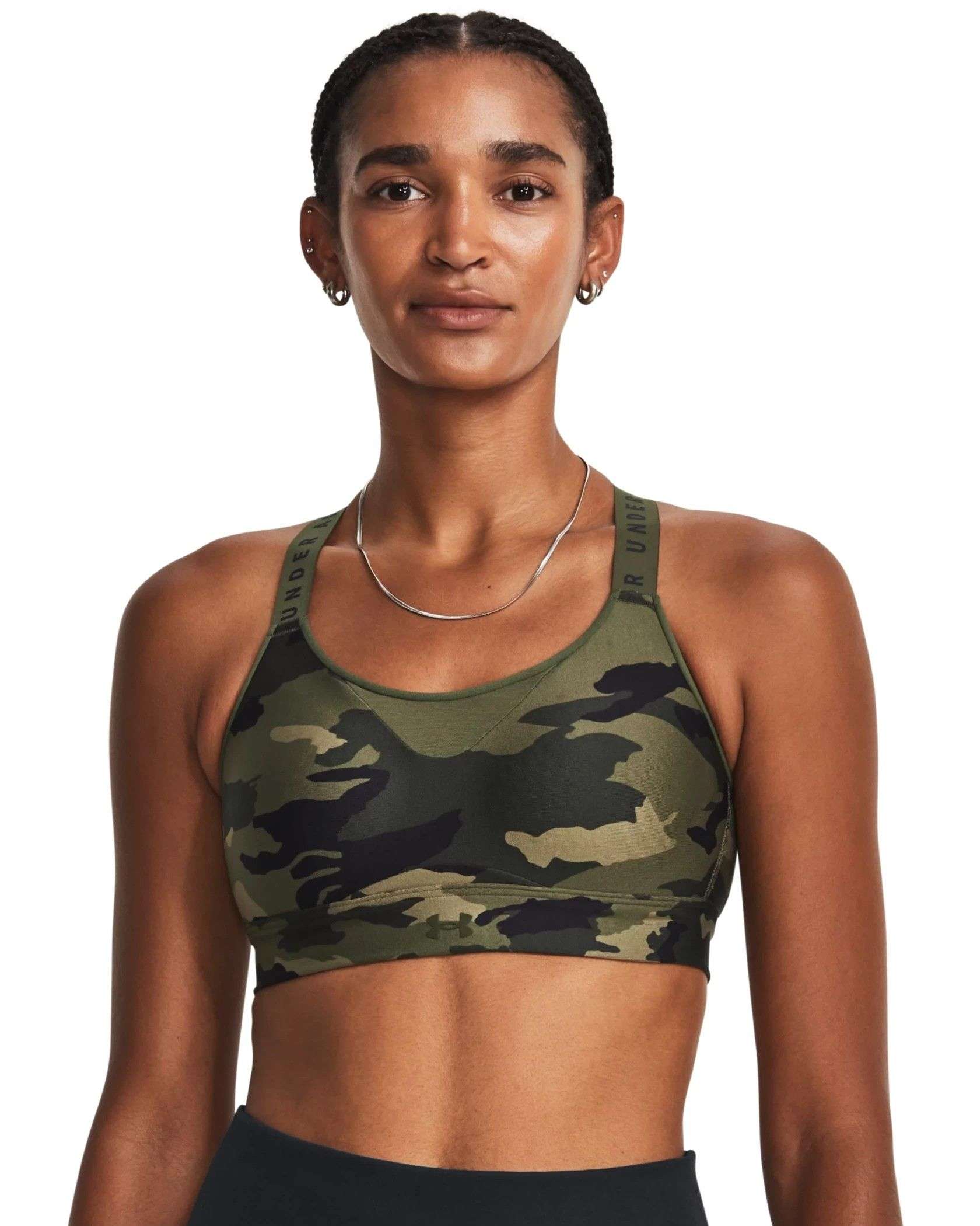 UA Infinity High Printed Sports Bra