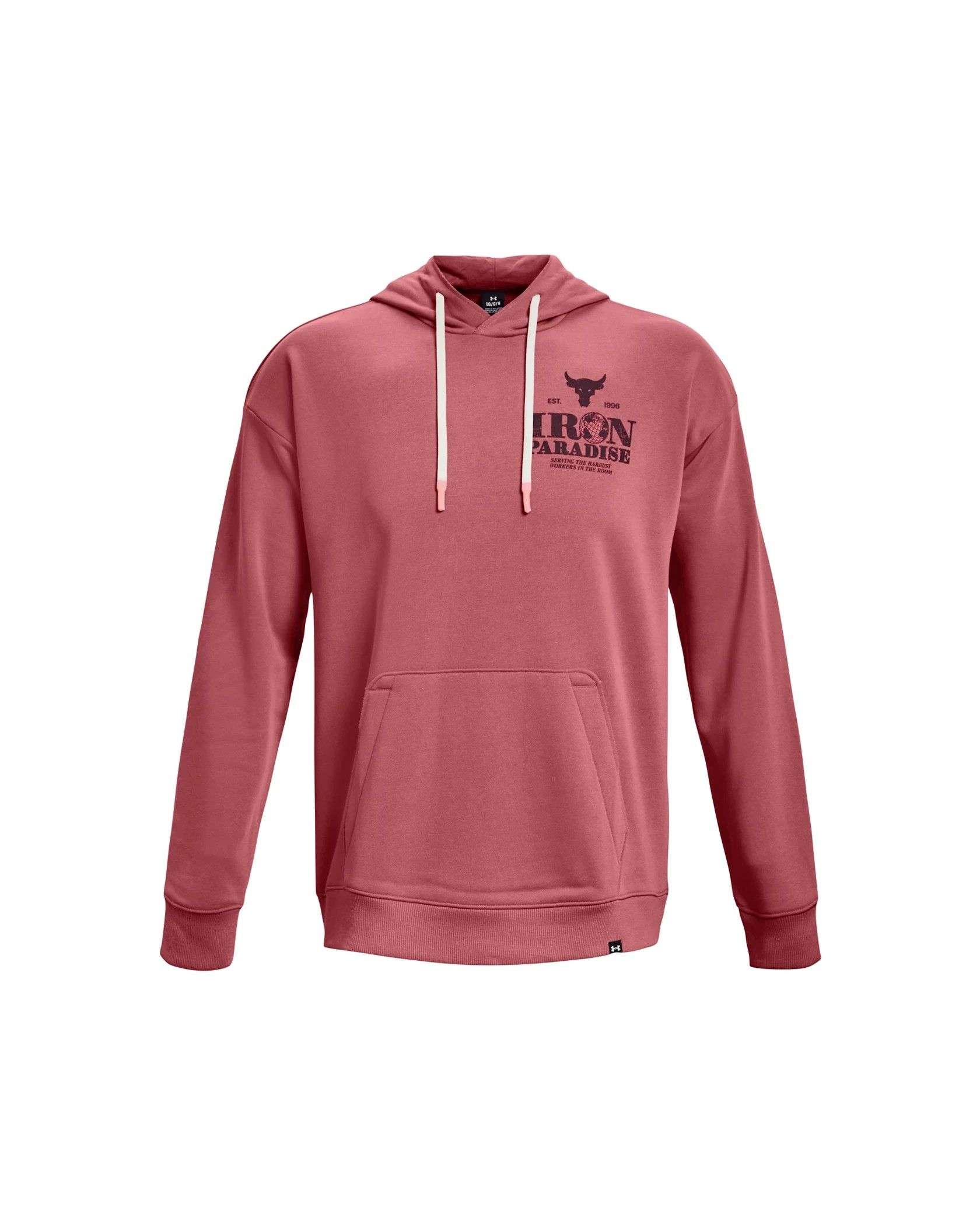 UA Project Rock HeatGear Heavyweight Terry Hoodie