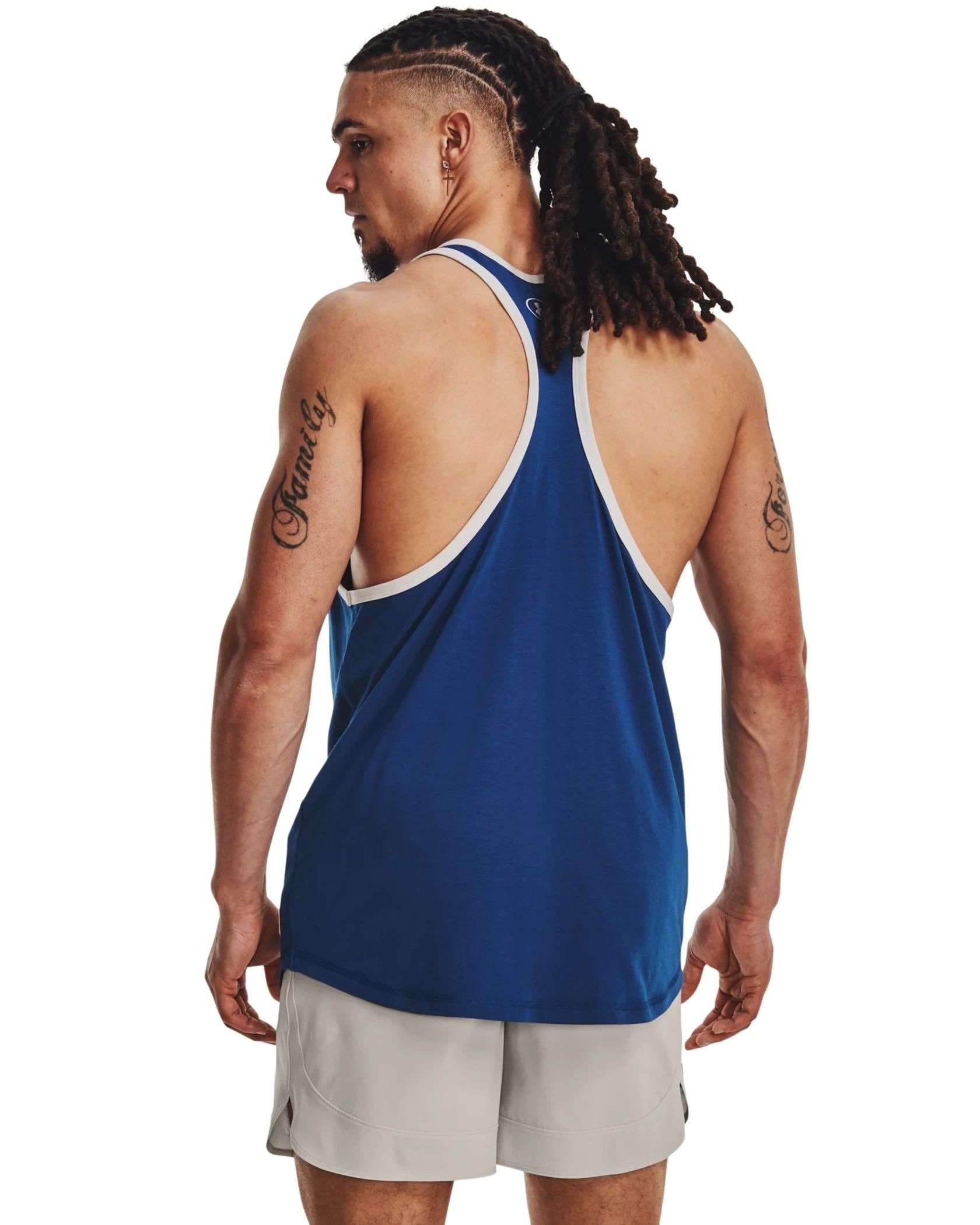 人気◆【UA ｘ Project Rock】Men's Project Rock BSR Flag Tank UA Project Rock BSR Flag Tank