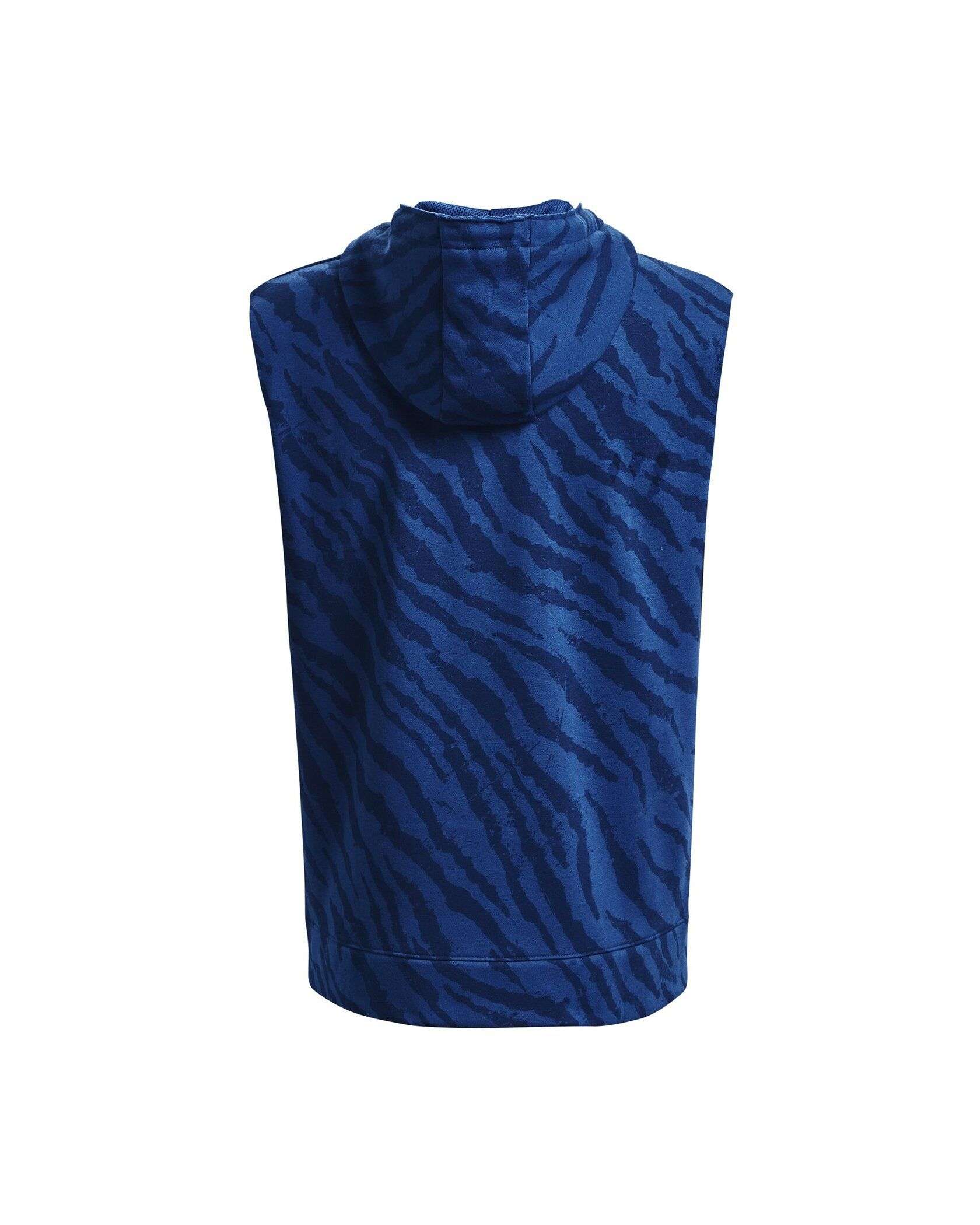 【UAｘProject Rock】Rival Fleece Sleeveless Printed Full-Zip Under Armour Men's Project Rock Rival Fleece Sleeveless