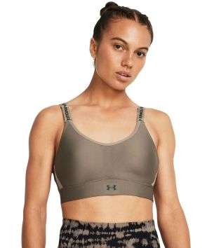 Women's Hi-5 Underwire Sports Bra E9678 38D Gray/Coral